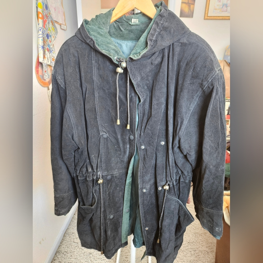 Women's Black Hooded Jacket